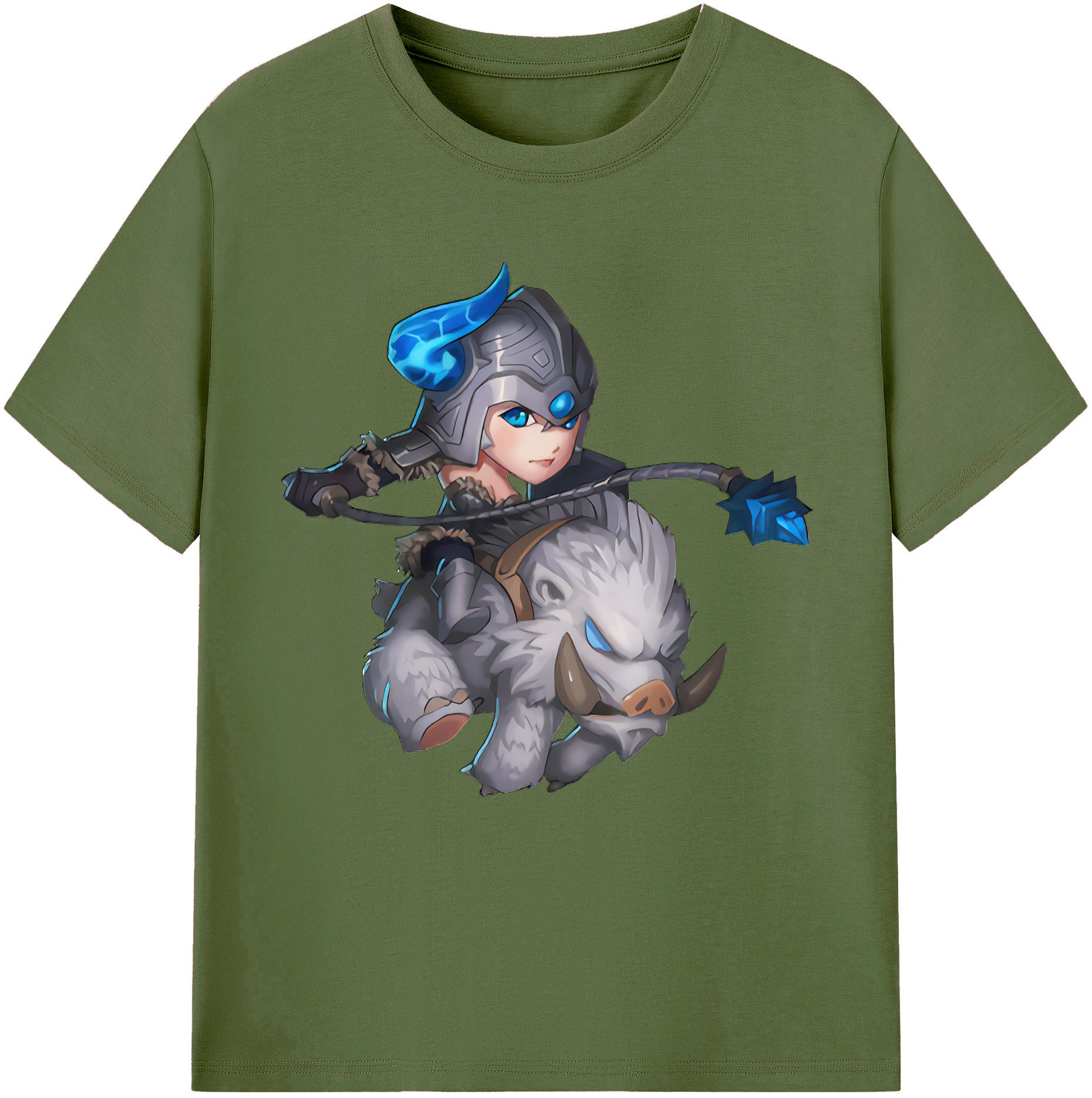 リーグ・オブ・レジェンド League of Legends LOL 綿100％半袖Tシャツ（フロントプリント）